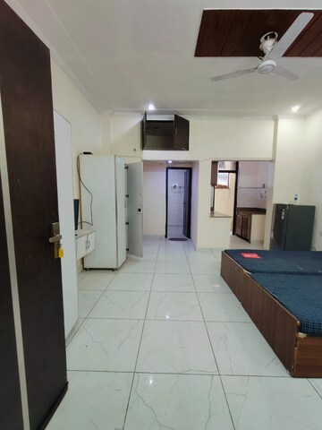 Kitchen in 1 RK Builder Floor at Ansal Sushant Lok I, Sector 43 – for Rent