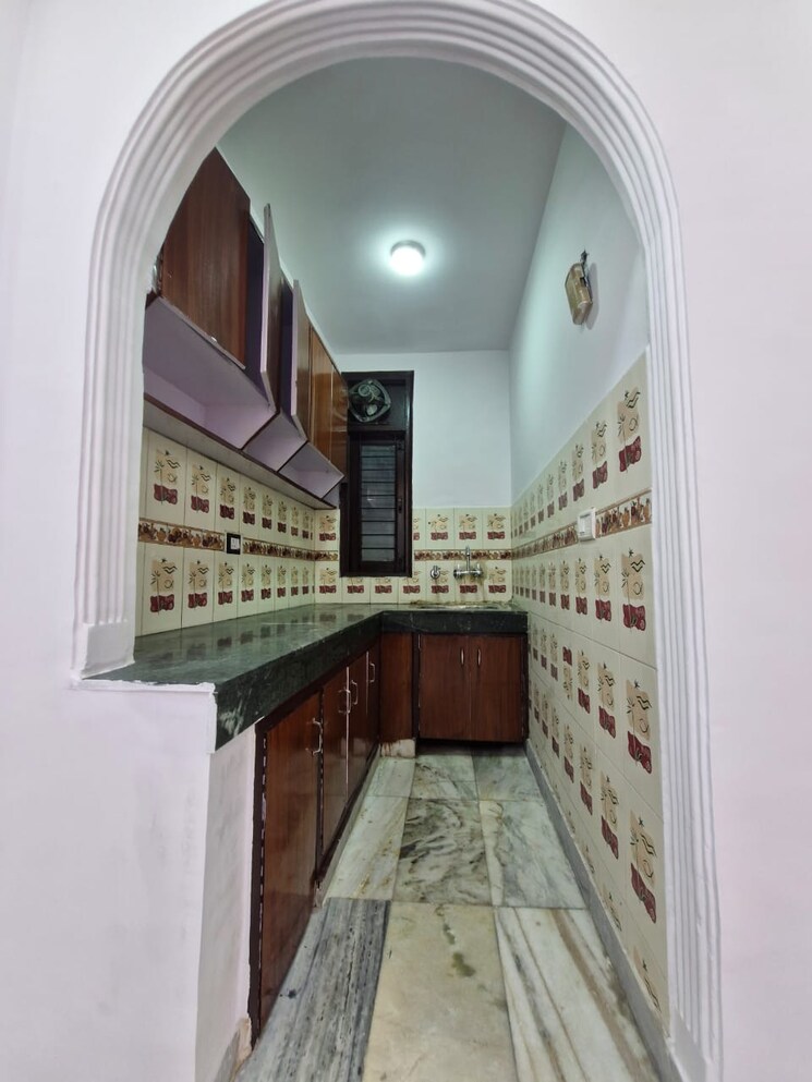 Kitchen, khirki extension 1 Bedroom 450 Sq.Ft. Builder Floor In Khirki Extension Delhi 7984622
