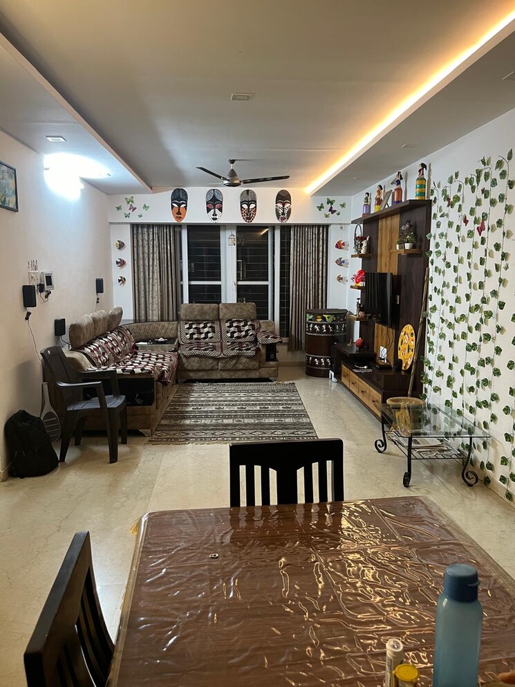 Living Room, chandrarang-wisdom-park 2 Bedroom 1500 Sq.Ft. Apartment In Balewadi Pune 7984619