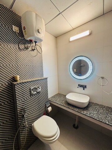 Bathroom in 3 BHK Apartment at Kharar Road – for Rent