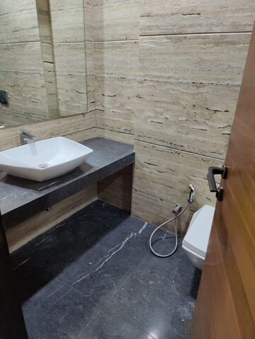 Bathroom in 3 BHK Apartment at Omkar 1973, Worli – for Rent