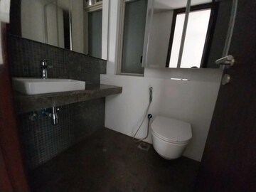 Bathroom in 3 BHK Apartment at Lodha Trump Tower, Worli – for Rent