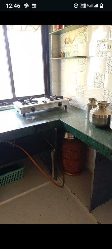 Kitchen in 1 BHK Apartment at Urja Pratik CHS, Kalwa – for Rent