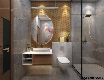 Bathroom in 3.5 BHK Builder Floor at Sector 9 – for Rent