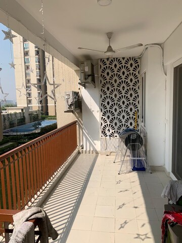Balcony in 3 BHK Builder Floor at Sector 15 – for Rent