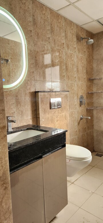 Bathroom in 2 BHK Apartment at Shapoorji Pallonji Joyville Gurgaon, Sector 102 – for Rent