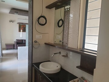 Bathroom in 2 BHK Apartment at Mahalunge – for Rent