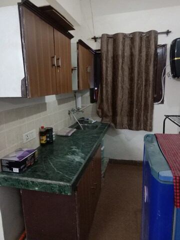 Kitchen in 1 RK Apartment at Hanumant Bollywood Heights-2, Dhakoli Village – for Rent