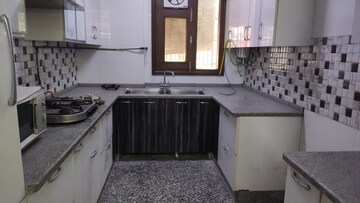 Kitchen in 3 BHK Builder Floor at Green Park – for Rent