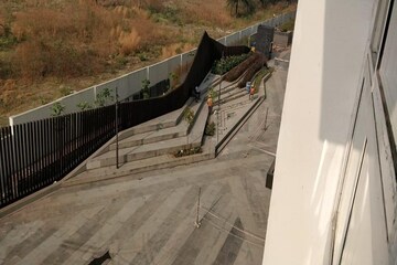 Balcony in 3 BHK Apartment at Godrej The Trees, Vikhroli East – for Rent