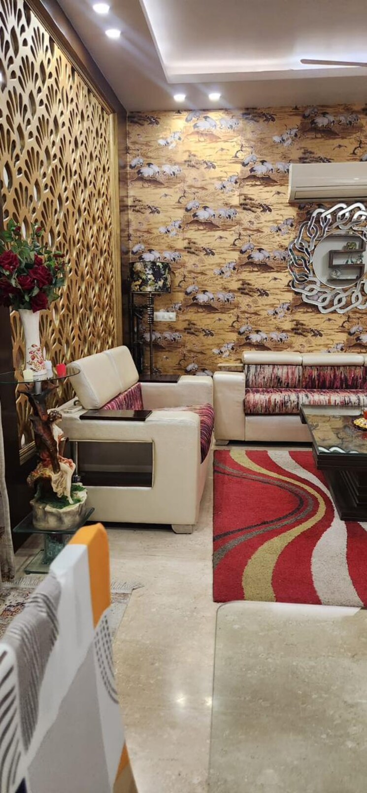 Master Bedroom, ansal-sushant-lok-i 4 Bedroom 3650 Sq.Ft. Builder Floor In Sector 43 Gurgaon 7985326