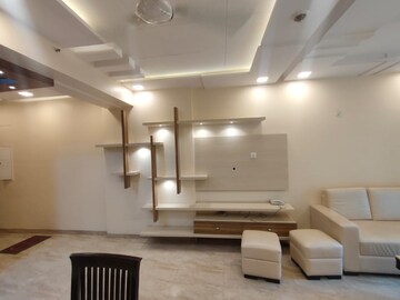 Living Room in 3 BHK Builder Floor at Paschim Vihar – for Rent