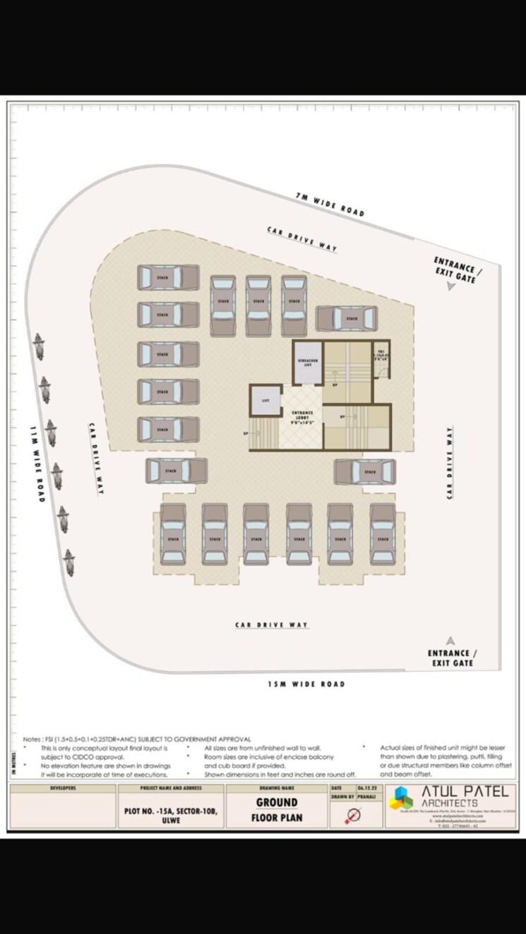 Floor Plan, sector 10a ulwe 2 Bedroom 740 Sq.Ft. Apartment In Sector 10a Ulwe Navi Mumbai 7985402