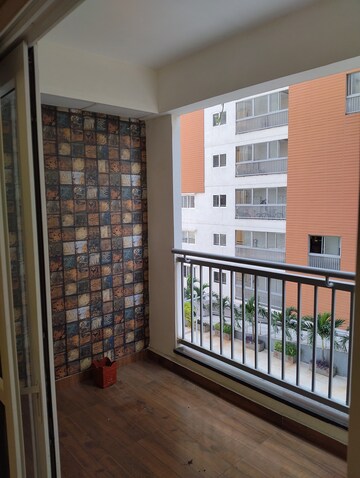 Balcony in 3 BHK Apartment at My Home Krishe, Financial District – for Rent