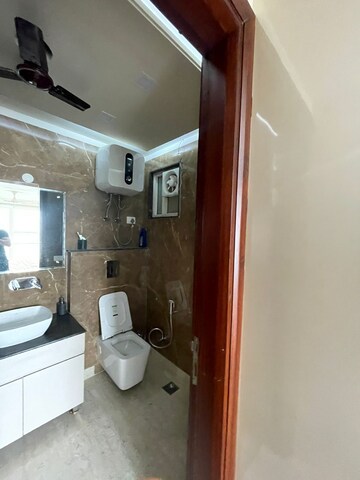 Bathroom in 4 BHK Builder Floor at Paschim Vihar – for Rent