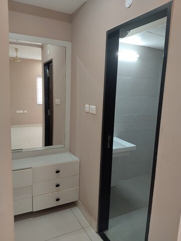 Bathroom in 3 BHK Apartment at My Home Krishe, Financial District – for Rent