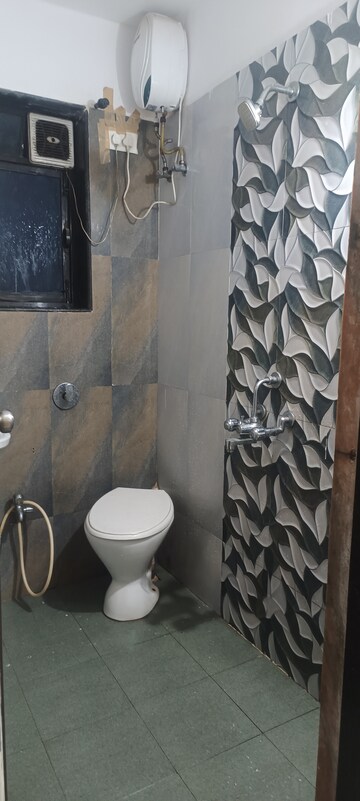 Bathroom in 1 BHK Apartment at Tulsi Aura Mumbai, Ghansoli – for Rent
