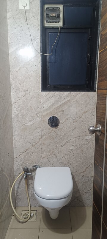 Bathroom in 1 BHK Apartment at Tulsi Aura Mumbai, Ghansoli – for Rent
