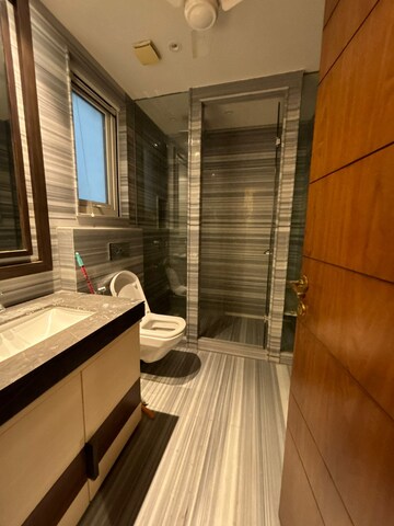Attached Bathroom in 4 BHK Builder Floor at Gulmohar Park – for Rent
