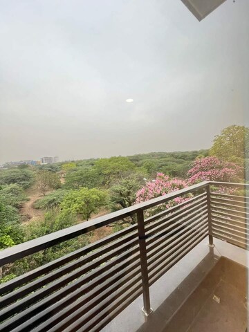 Balcony in 4 BHK Apartment at East Of Kailash – for Rent