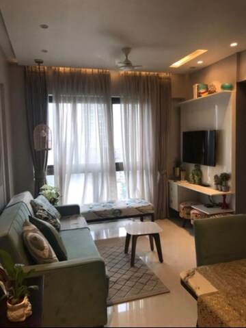 Living Room in 2 BHK Apartment at The Wadhwa Atmosphere, Mulund West – for Rent