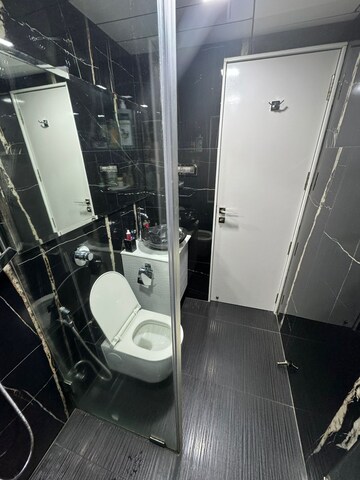 Attached Bathroom in 2 BHK Apartment at Lalani Grandeur, Goregaon East – for Rent
