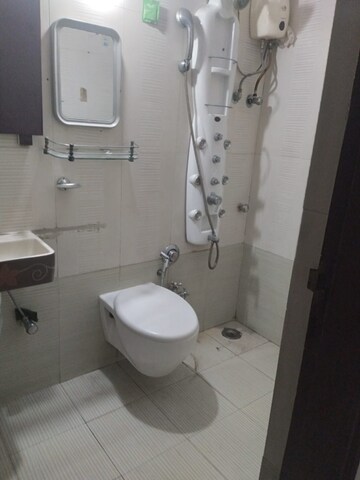 Bathroom in 2.5 BHK Apartment at Adhiraj Cyprees Aqua, Kharghar – for Rent