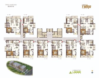 3 BHK Apartment For Resale in Lahari Twins Miyapur Hyderabad  7986007