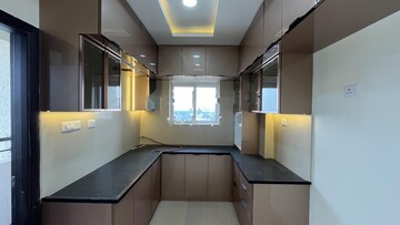 Kitchen in 3 BHK Apartment at Rajapushpa Atria, Gachibowli – for Rent