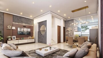 Living Room in 5 BHK Villa at Dynamic Grandeur, Undri – for Sale