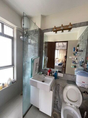 Attached Bathroom in 2 BHK Apartment at The Wadhwa Atmosphere, Mulund West – for Rent