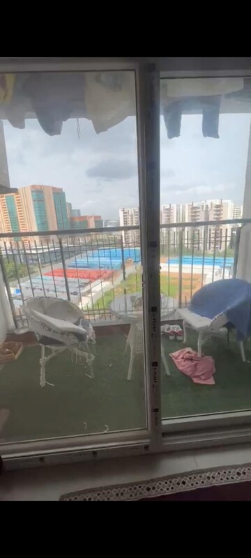 Swimming Pool in 2.5 BHK Apartment at Prestige High Fields, Gachibowli – for Rent