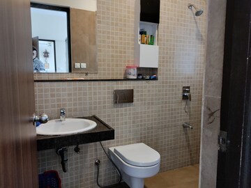 Bathroom in 4 BHK Apartment at Runwal Greens, Mulund West – for Sale