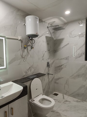 Bathroom in 2 BHK Apartment at The Meadows, Near Vaishno Devi Circle On Sg Highway – for Rent