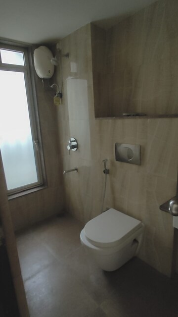 Bathroom in 2 BHK Apartment at Lodha Amara, Kolshet Road – for Rent