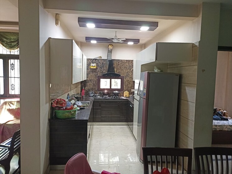 Kitchen, east of kailash 3 Bedroom 1300 Sq.Ft. Builder Floor In East Of Kailash Delhi 7987913