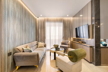 Living Room in 3 BHK Apartment at Dosti Greenscape, Hadapsar – for Sale