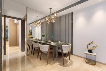 Living Room in 3 BHK Apartment at Dosti Greenscape, Hadapsar – for Sale