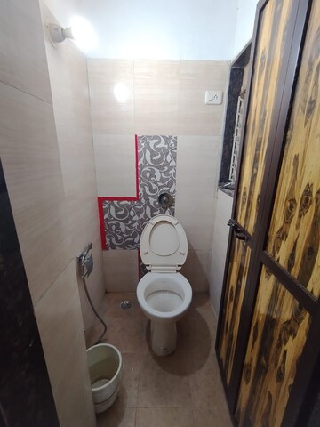 Bathroom in 1 BHK Apartment at Sanghvi Hills, Ghodbunder Road – for Rent
