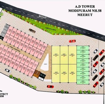Master Plan in  Shop at Modipuram – for Sale