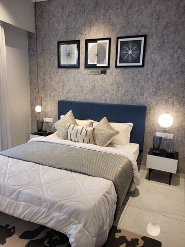 Bedroom in 2 BHK Apartment at Akshar Altorios, Hadapsar – for Sale
