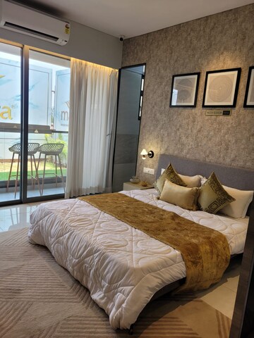 Bedroom in 2 BHK Apartment at Akshar Altorios, Hadapsar – for Sale