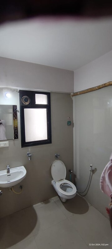 Bathroom in 3 BHK Apartment at Sangath Silver E, Motera – for Rent