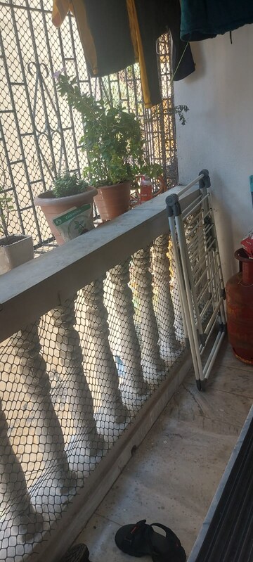 Balcony in 1 BHK Apartment at Sawan Plaza CHS, Kopar Khairane – for Sale