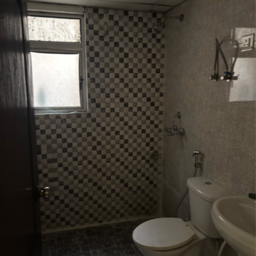 Bathroom in 3 BHK Apartment at Aditya City Apartments, Shahpur Bamheta – for Rent