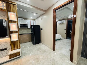 Kitchen in 3 BHK Apartment at Palm Residency Chhatarpur, Chattarpur – for Rent