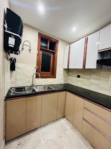Kitchen in 3 BHK Apartment at Palm Residency Chhatarpur, Chattarpur – for Rent