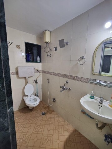 Bathroom in 1 BHK Apartment at Vanita Chs Vartak Nagar, Vartak Nagar – for Sale