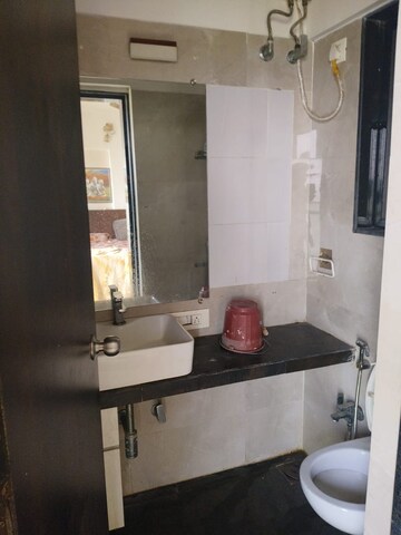 Bathroom in 2.5 BHK Apartment at Hubtown Hillcrest, Andheri East – for Rent