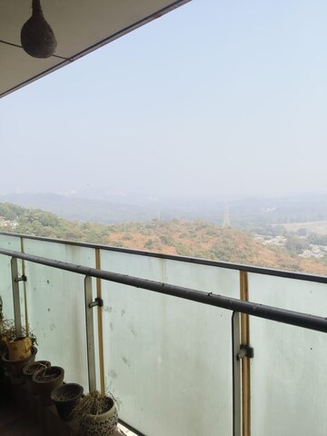 Balcony in 2.5 BHK Apartment at Hubtown Hillcrest, Andheri East – for Rent